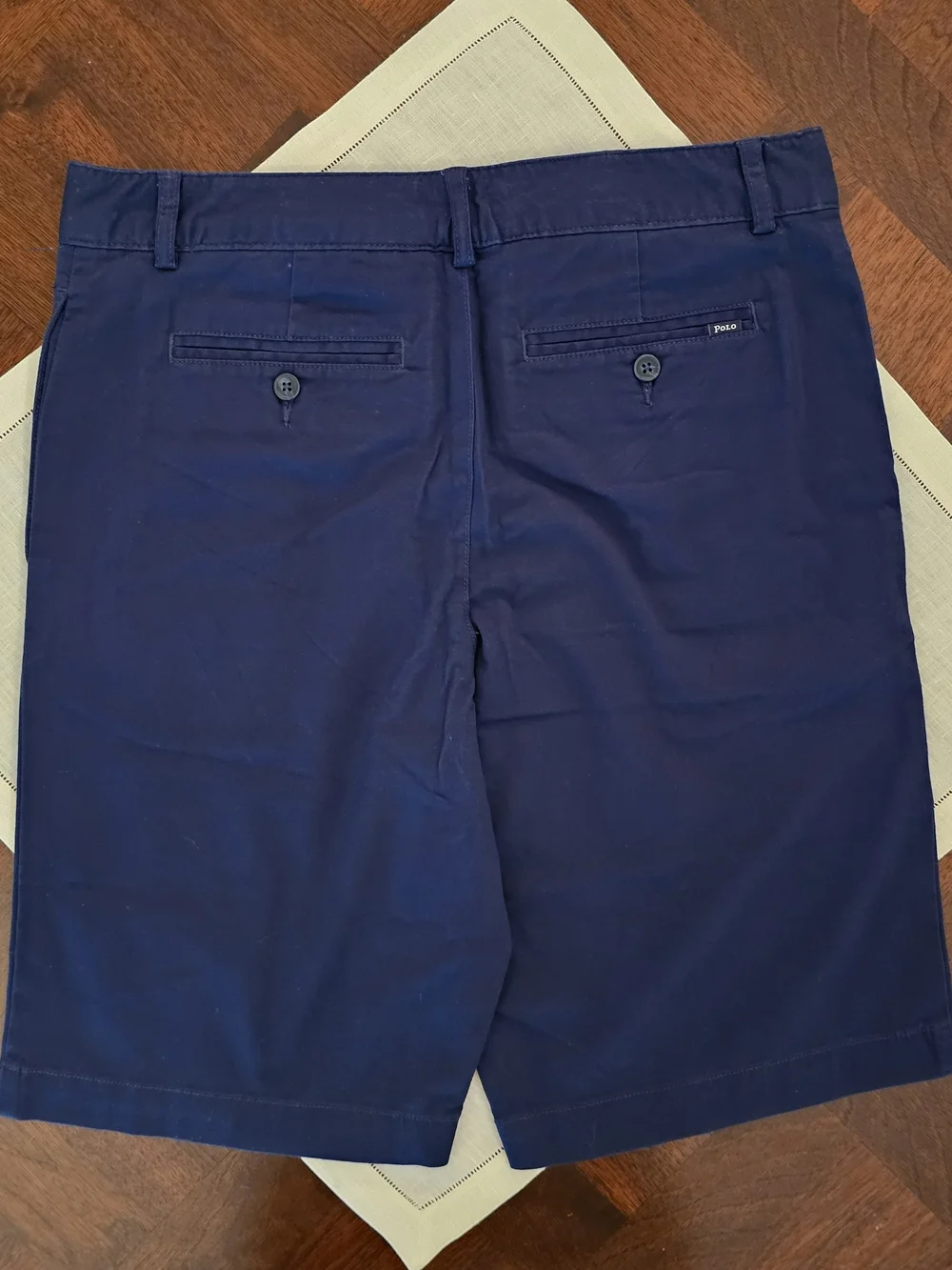 Polo Ralph Lauren Boys Navy Blue Chino Shorts size 20